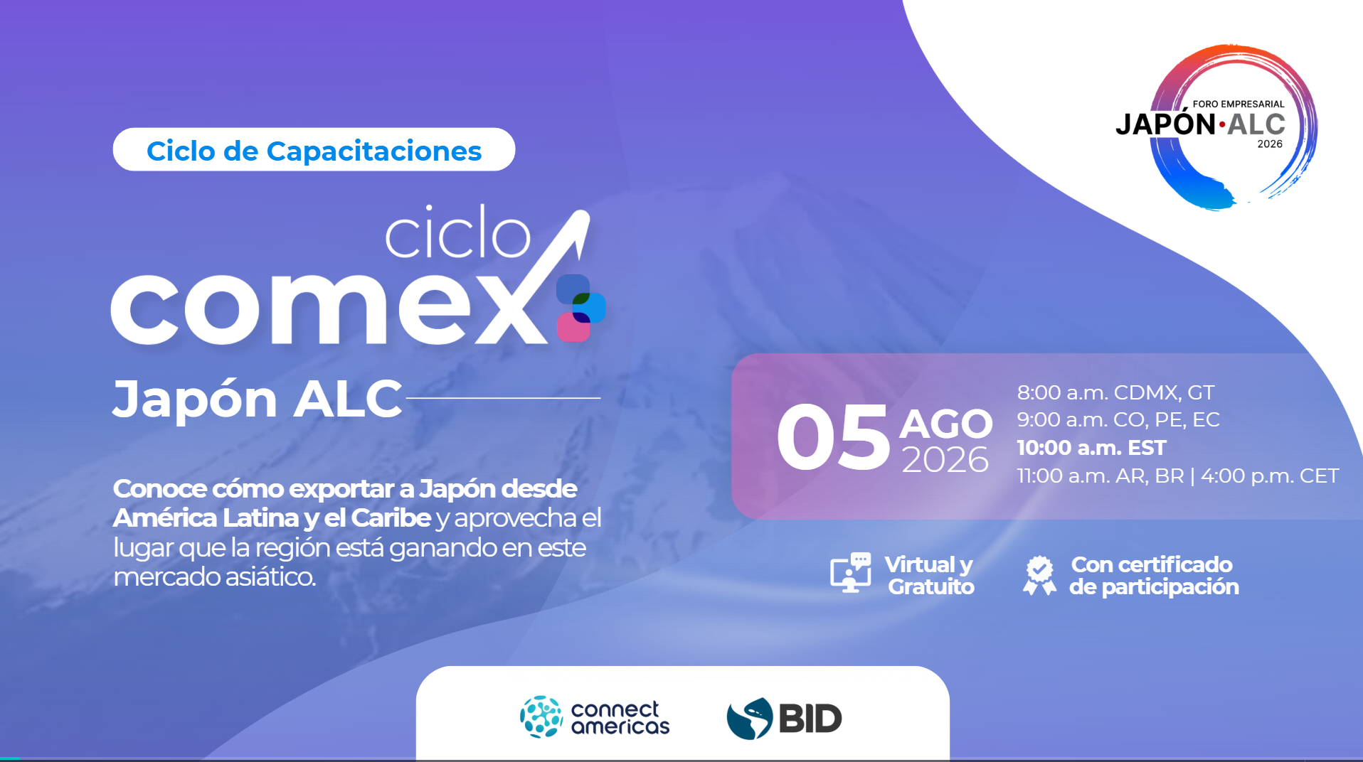 Ciclo Comex Japón-ALC   
